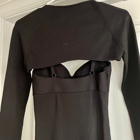 Brandon Maxwell Black Bustier Dress XS - Picture 12 of 12